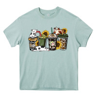 Arona Cowhide coffee cups Heavy Core Tee - HowdyJamesFarm