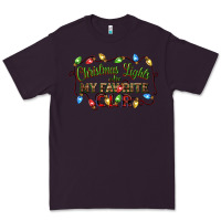 Plum christmas lights are my favorite color Premium Tee - CowGirlArtShop