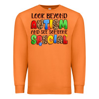 Carrot look beyond autism and see someone special Premium Sweatshirt - JahusDesignShop
