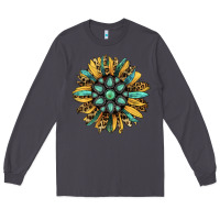 Smoke Gemstone Sunflower Long Sleeve Tee - RanaPortraitStore