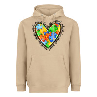 Mushroom autism heart Heavyweight Hoodie - JahusDesignShop