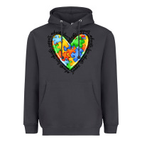 Smoke autism heart Heavyweight Hoodie - JahusDesignShop