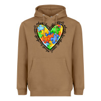 Toasted Coconut autism heart Heavyweight Hoodie - JahusDesignShop