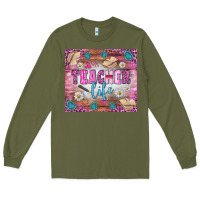 Army Green teacher life tumbler Long Sleeve Tee - BundleAndBundleShop