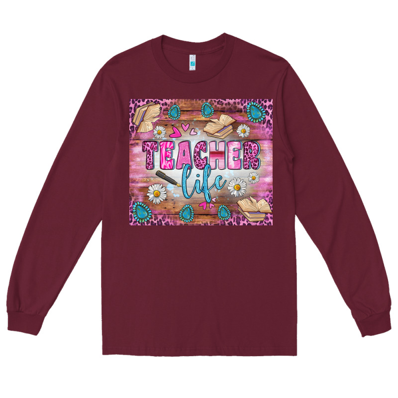Teacher Life Tumbler Long Sleeve Tee by BundleAndBundleShop | Teevron