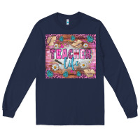 Navy teacher life tumbler Long Sleeve Tee - BundleAndBundleShop