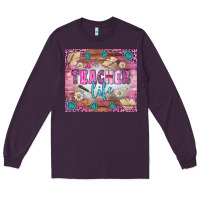 Plum teacher life tumbler Long Sleeve Tee - BundleAndBundleShop