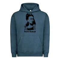 Pigment Midnight Navy frida kahlo Urban Hoodie - DesigneFamous