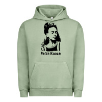 Pigment Oil Green frida kahlo Urban Hoodie - DesigneFamous