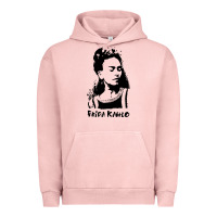 Pigment Salmon frida kahlo Urban Hoodie - DesigneFamous