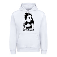 White frida kahlo Urban Hoodie - DesigneFamous