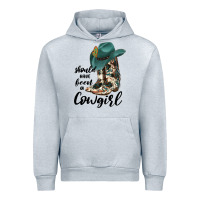 Heather Grey Should Have Been A Cowgirl Urban Hoodie - JahusDesignShop