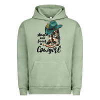 Pigment Oil Green Should Have Been A Cowgirl Urban Hoodie - JahusDesignShop