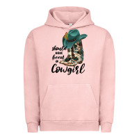 Pigment Salmon Should Have Been A Cowgirl Urban Hoodie - JahusDesignShop