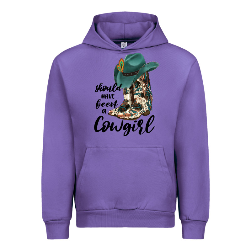 Should Have Been A Cowgirl Urban Hoodie by JahusDesignShop | Teevron
