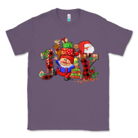 Lavender christmas joy  gnome Classic Tee - CowGirlArtShop