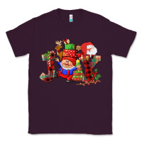 Plum christmas joy  gnome Classic Tee - CowGirlArtShop