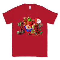 Red christmas joy  gnome Classic Tee - CowGirlArtShop