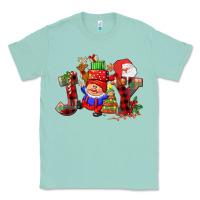Seafoam christmas joy  gnome Classic Tee - CowGirlArtShop
