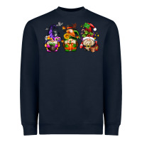 Navy hallothanksmas gnome Heavyweight Sweatshirt - AdoDesignShop