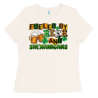 Bone fueled by beer and shenanigans Ladies Tee - CowGirlArtShop