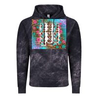 Cloud Black teacher gemstone and pink flower tumbler Vintage Hoodie - BundleAndBundleShop