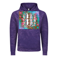 Cloud Purple teacher gemstone and pink flower tumbler Vintage Hoodie - BundleAndBundleShop