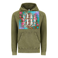 Vintage Olive teacher gemstone and pink flower tumbler Vintage Hoodie - BundleAndBundleShop