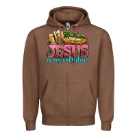 Chestnut jesus is my valentine Zipper Hoodie - AdoDesignShop