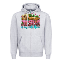 Heather Grey jesus is my valentine Zipper Hoodie - AdoDesignShop