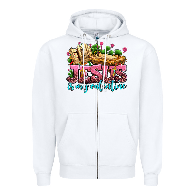 Jesus Is My Valentine Zipper Hoodie by AdoDesignShop | Teevron