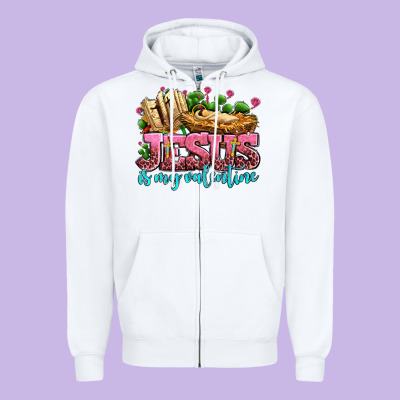 Jesus Is My Valentine Zipper Hoodie Designed By Adodesignshop