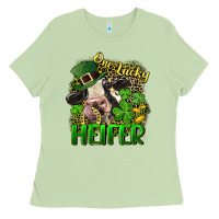 Matcha One lucky Heifer Ladies Tee - CowGirlArtShop