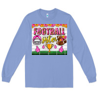Colony Blue football sister tumbler Long Sleeve Tee - BundleAndBundleShop
