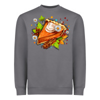 Storm pumpkin pie with daisies and cinnamon Heavyweight Sweatshirt - AdoDesignShop