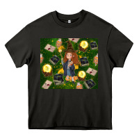 Asphalt wizard girl with magic Heavy Core Tee - TumblerDesignByShophia