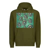 Army Green turquoise gemstone glitter Premium Hoodie - Jasminsmagicworld