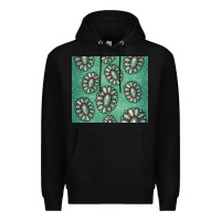 Black turquoise gemstone glitter Premium Hoodie - Jasminsmagicworld
