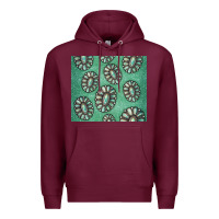 Burgundy turquoise gemstone glitter Premium Hoodie - Jasminsmagicworld
