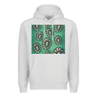 Dove Grey turquoise gemstone glitter Premium Hoodie - Jasminsmagicworld
