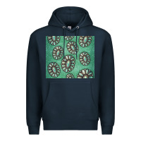 Navy turquoise gemstone glitter Premium Hoodie - Jasminsmagicworld
