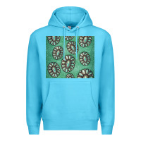 Ocean Blue turquoise gemstone glitter Premium Hoodie - Jasminsmagicworld
