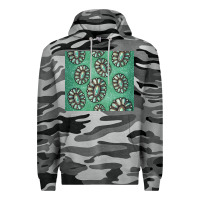 Slate Camo turquoise gemstone glitter Premium Hoodie - Jasminsmagicworld