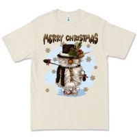 Bone merry christmas snowman Premium Tee - CowGirlArtShop