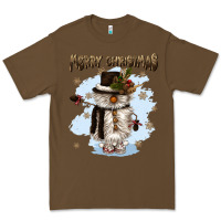 Cacao merry christmas snowman Premium Tee - CowGirlArtShop