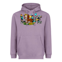 Lavender love western cow Heavyweight Hoodie - JahusDesignShop
