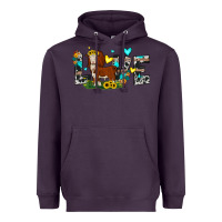 Plum love western cow Heavyweight Hoodie - JahusDesignShop