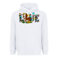 White love western cow Heavyweight Hoodie - JahusDesignShop