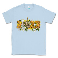 Dusty Blue 2023 skeleton middle finger new year Classic Tee - CowGirlArtShop