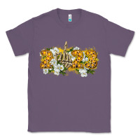Lavender 2023 skeleton middle finger new year Classic Tee - CowGirlArtShop
